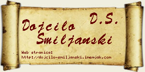 Dojčilo Smiljanski vizit kartica